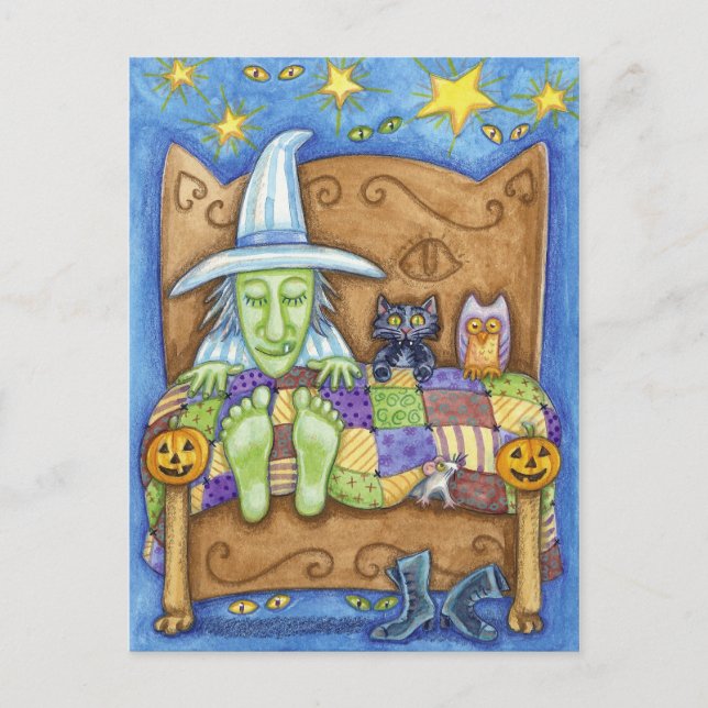 Sleeping Witch Postcard (Front)