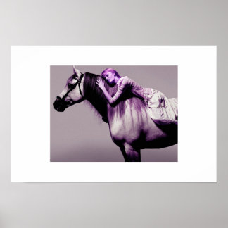 sleeping with horse poster