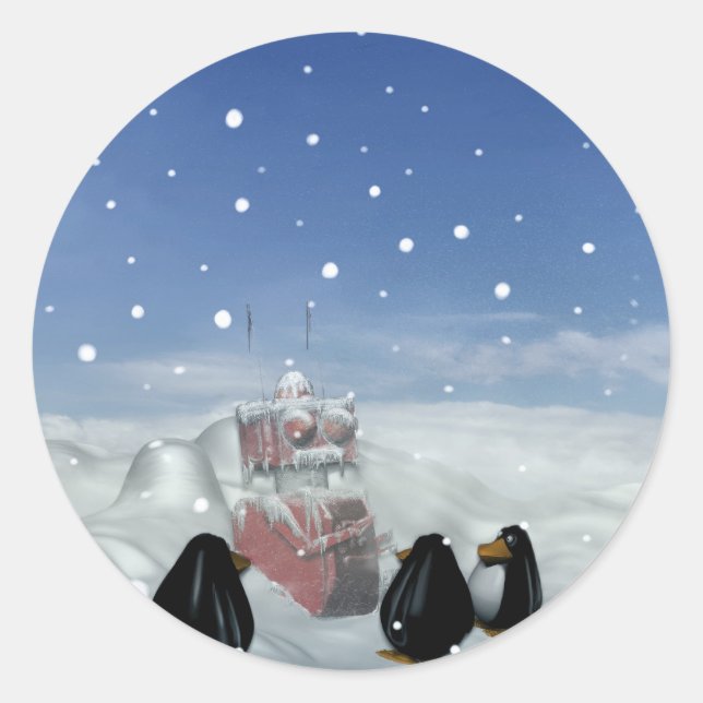 Sleeping with the Penguins Sticker (Front)