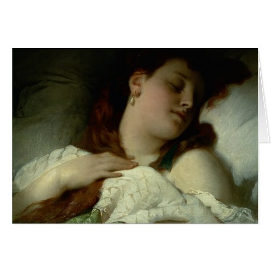 Sleeping Woman Cards (Front Horizontal)