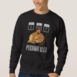 Sleeping Zoo Animal Periodic Table Napping Giraffe Sweatshirt