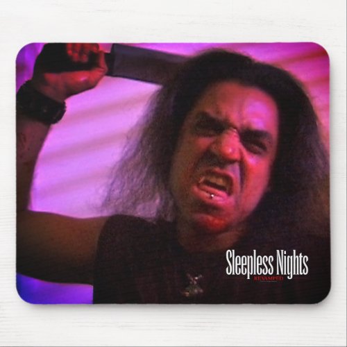 Sleepless Nights Revamped Machete Vampire Mouse Pad