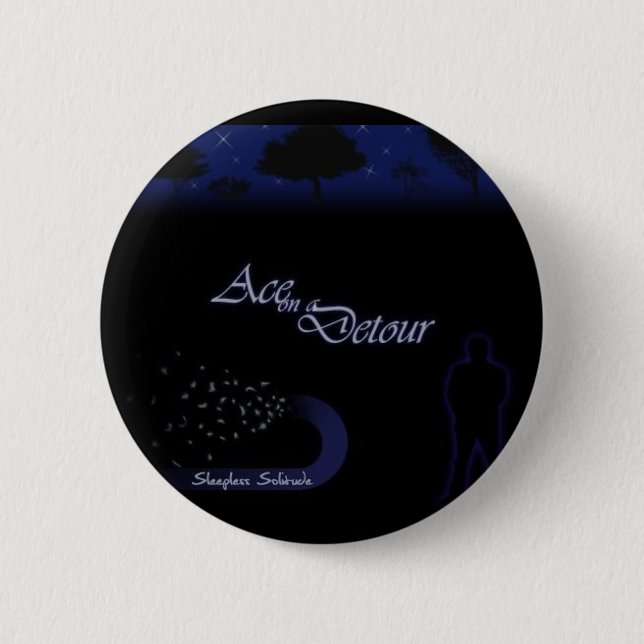Sleepless Solitude Button (Front)