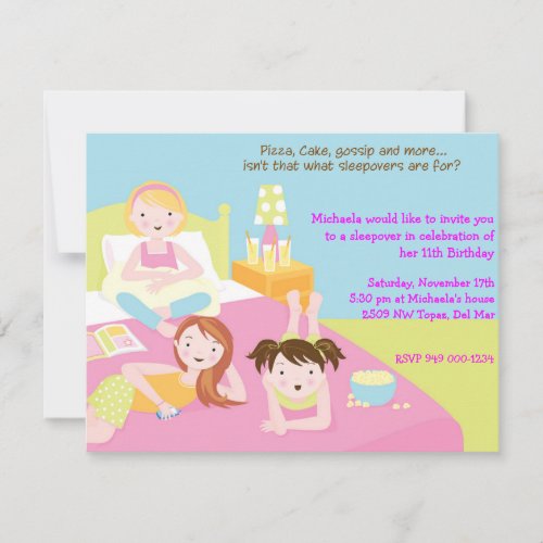 Sleepover Party Announcement