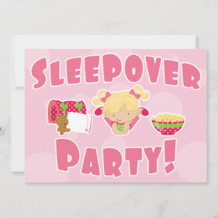 Sleepover Party Invitation