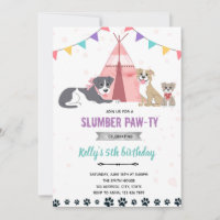 Sleepover pawty party