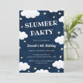 Sleepover Slumber Party Any Age Birthday Invitation (Standing Front)
