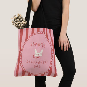sleepover slumber party birthday favor gift tote bag