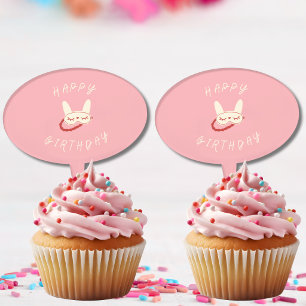 sleepover slumber party birthday girl teen vintage cake topper