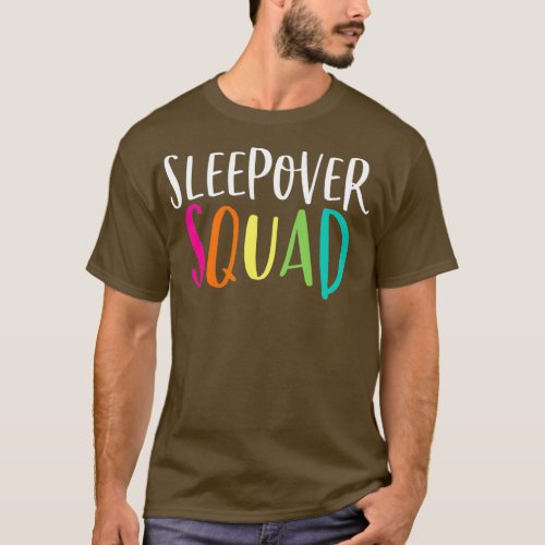 Sleepover Squad Shirt Cute Slumber Pajama Party