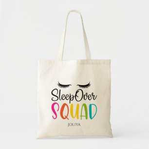 Sleepover Squad Slumber Party Tote Bag