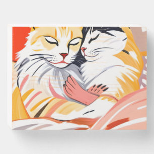 Sleepover Wooden Box Sign