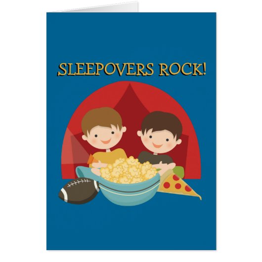 Sleepovers Rock Cards (Front)
