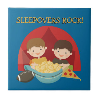 Sleepovers Rock Ceramic Tile