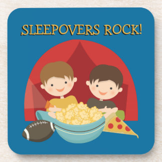 Sleepovers Rock Drink Coaster
