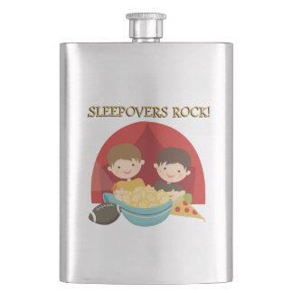 Sleepovers Rock Flask