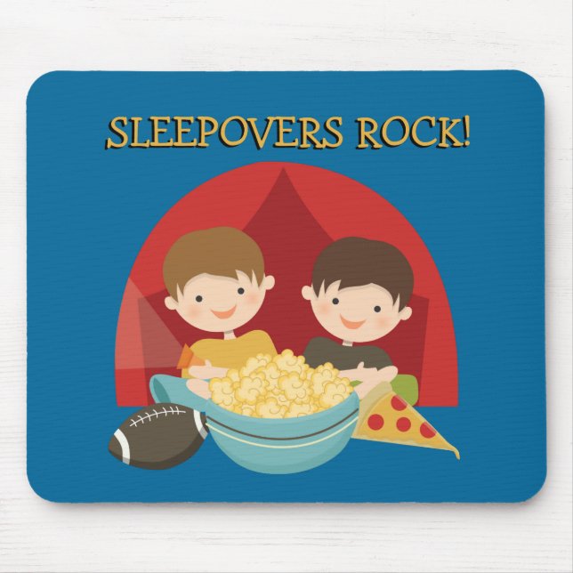Sleepovers Rock Mouse Pad (Front)