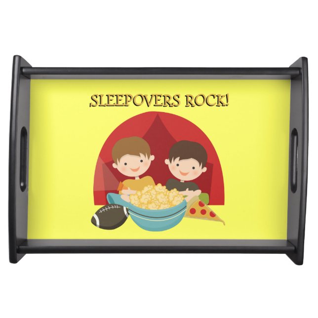 Sleepovers Rock Serving Tray (Front)