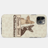 Sleeps With Chihuahuas Case-Mate iPhone Case (Back (Horizontal))