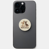 Sleeps With Chihuahuas PopSocket (Front)