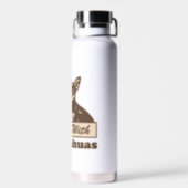 Sleeps With Chihuahuas Water Bottle (Back)