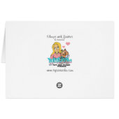 Sleeps with Yorkies Cards (Back Horizontal)
