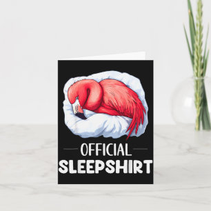 Sleepshirt Sleeng Flamingo Animal Lovers Pajama Card