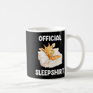 Sleepshirt Sleeng Giraffe Animal Lovers Pajama Coffee Mug