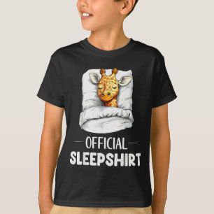 Sleepshirt Sleeng Giraffe Animal Lovers Pajama T-Shirt