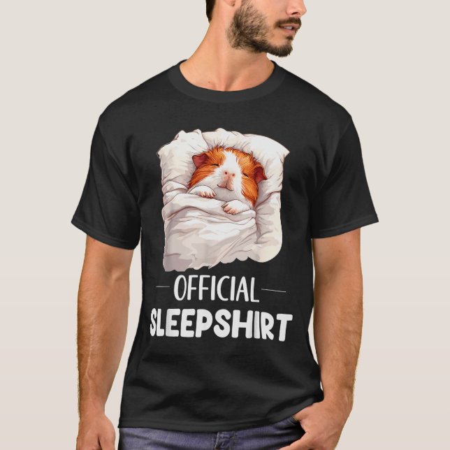 Sleepshirt Sleeng Guinea G Animal Lovers Pajama  T-Shirt (Front)