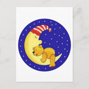 Sleeptime Bear Postcard