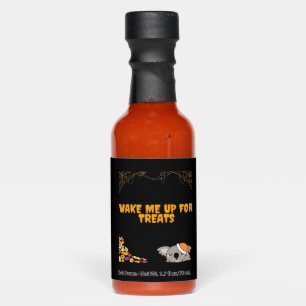 Sleepy animal ready for Halloween treats! Classic Hot Sauces