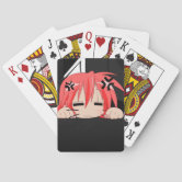 Anime Girl Playing Cards | Zazzle Anime Girl Playing Cards | Zazzle