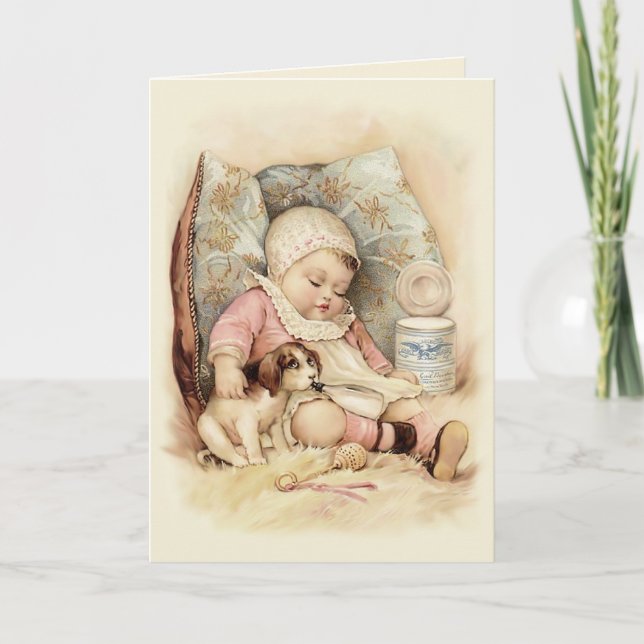 Sleepy Baby Card (Front)