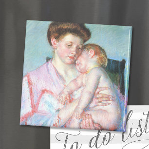 Sleepy Baby   Mary Cassatt Magnet