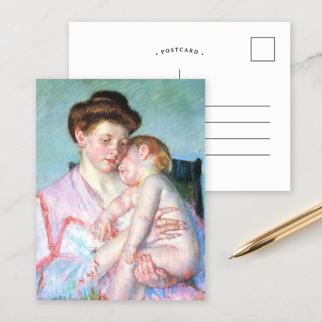 Sleepy Baby | Mary Cassatt Postcard (Creator Uploaded)