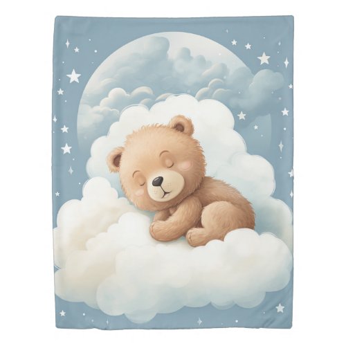 Sleepy Bear Duvet Cover Set for kids