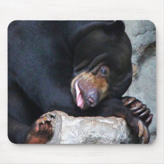 Sleepy Bear Mouse Pad (Front)
