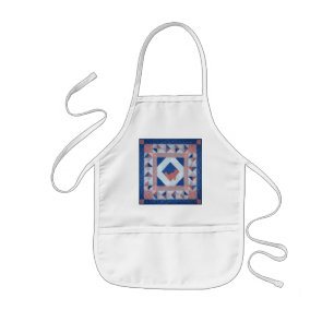 Sleepy Bear Quilt Paint Smock Kids' Apron