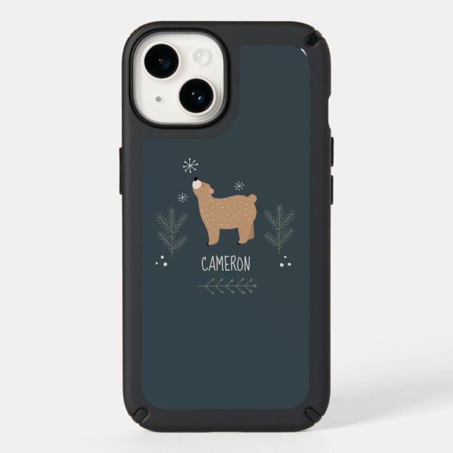 Sleepy Bear Speck iPhone Case (Front)