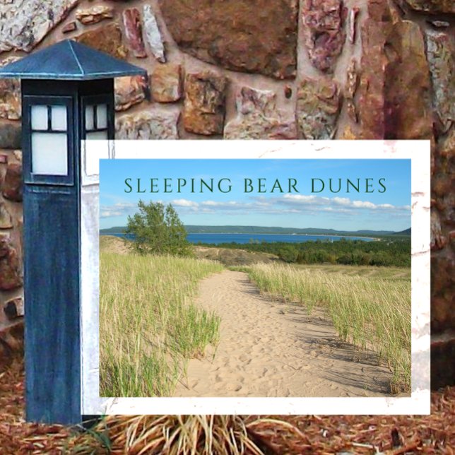 Sleepy Bear Trail Lake Superior, Sleepy Bear Dunes Postcard (Creator Uploaded)