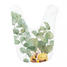 Sleepy Bee Baby Bib