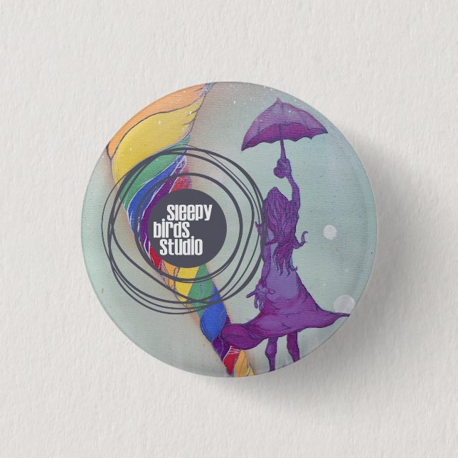 Sleepy Birds Studio Button 3 (Front)