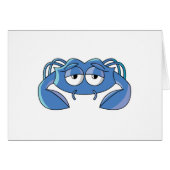 sleepy blue crab (Front Horizontal)