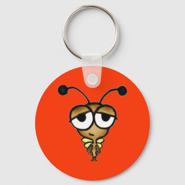 Sleepy Bug Keychain (Front)