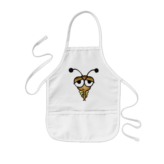 Sleepy Bug Kids' Apron (Front)