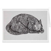 sleepy cat (Front Horizontal)