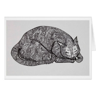 sleepy cat cards
