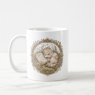 Sleepy Cat Coffee Mug