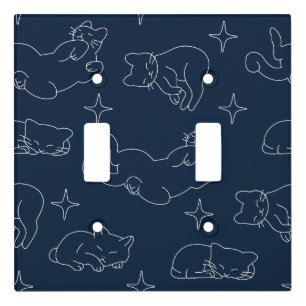 Sleepy Cat Light Switch Cover – Cozy Cat
